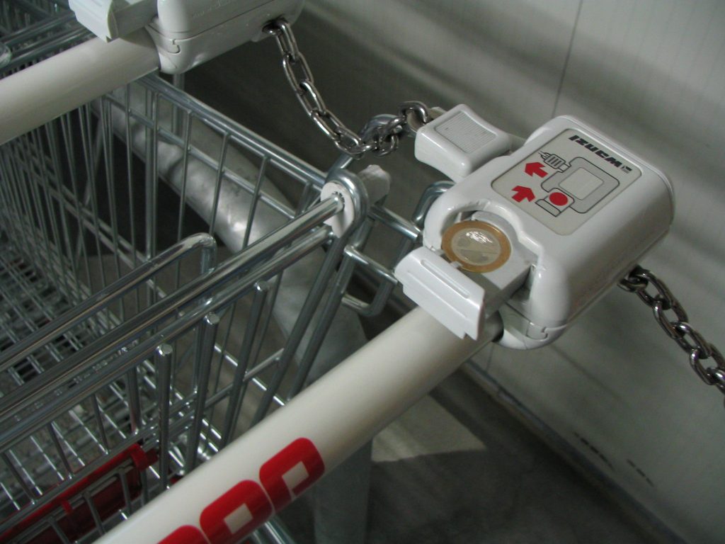 Coin for the supermarket cart- Italy from the Inside